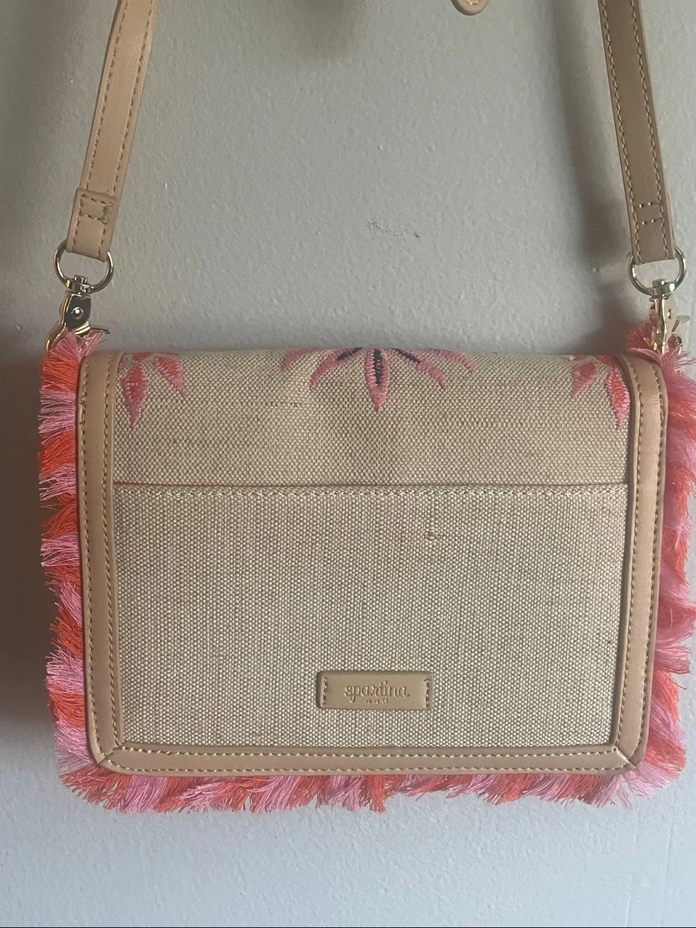 Spartina 449 Kaia Embroidered Pineapple Crossbody